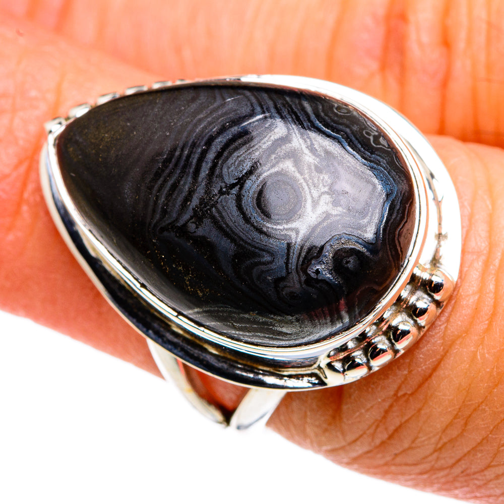Psilomelane Rings handcrafted by Anasilvercos - RING79401