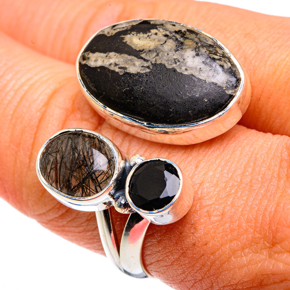 Pinolith Jasper Rings handcrafted by Anasilvercos - RING79402