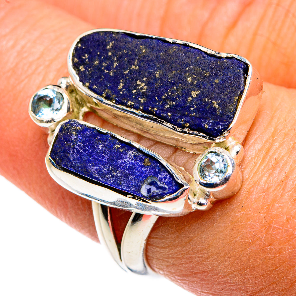 Lapis Lazuli Rings handcrafted by Anasilvercos - RING79413