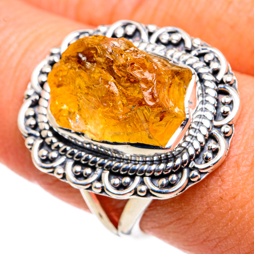Citrine Rings handcrafted by Anasilvercos - RING79421