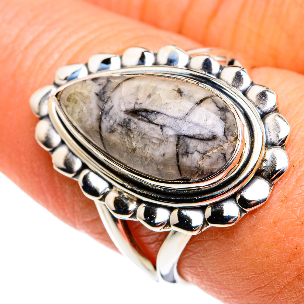 Orthoceras Fossil Rings handcrafted by Anasilvercos - RING79441
