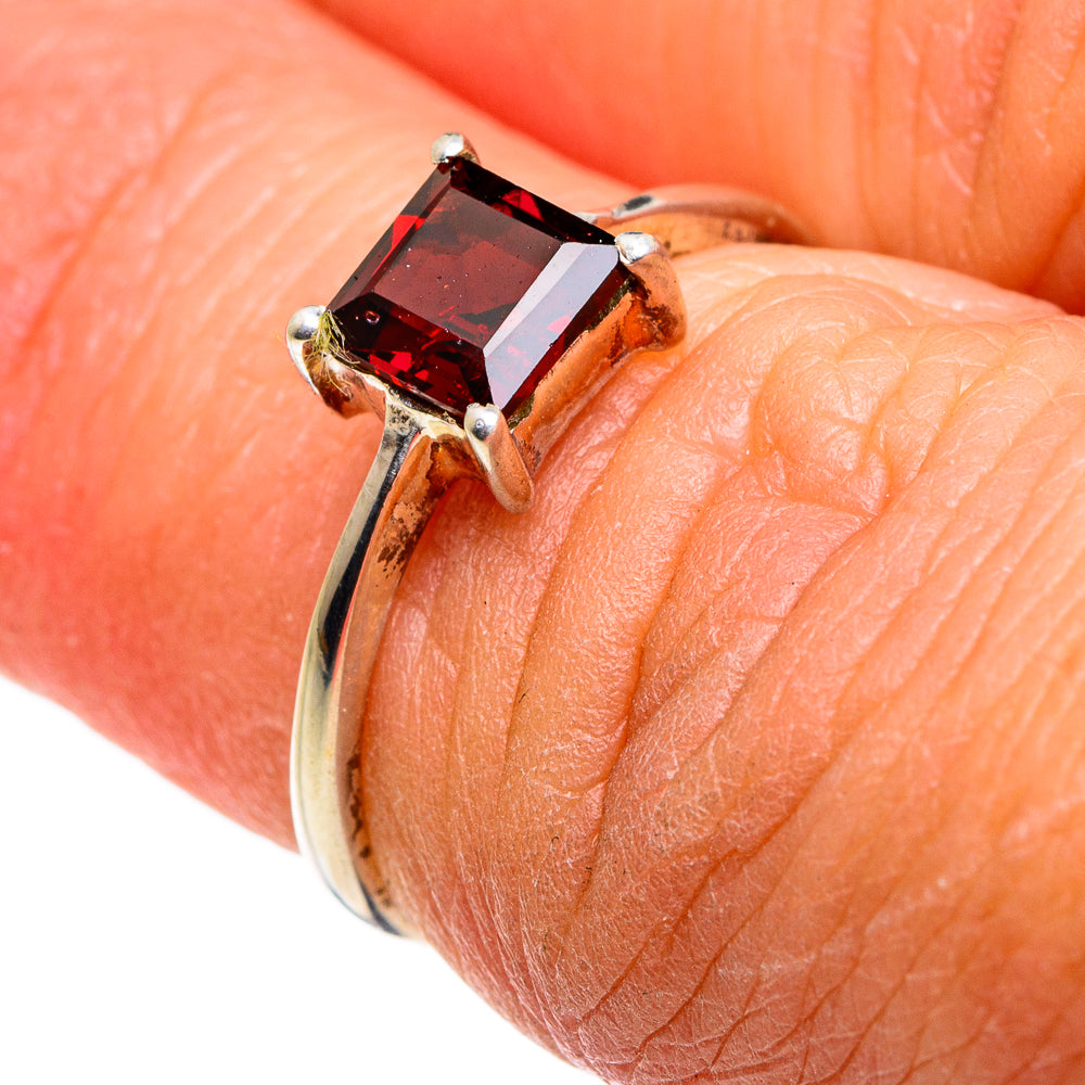 Garnet Rings handcrafted by Anasilvercos - RING79462