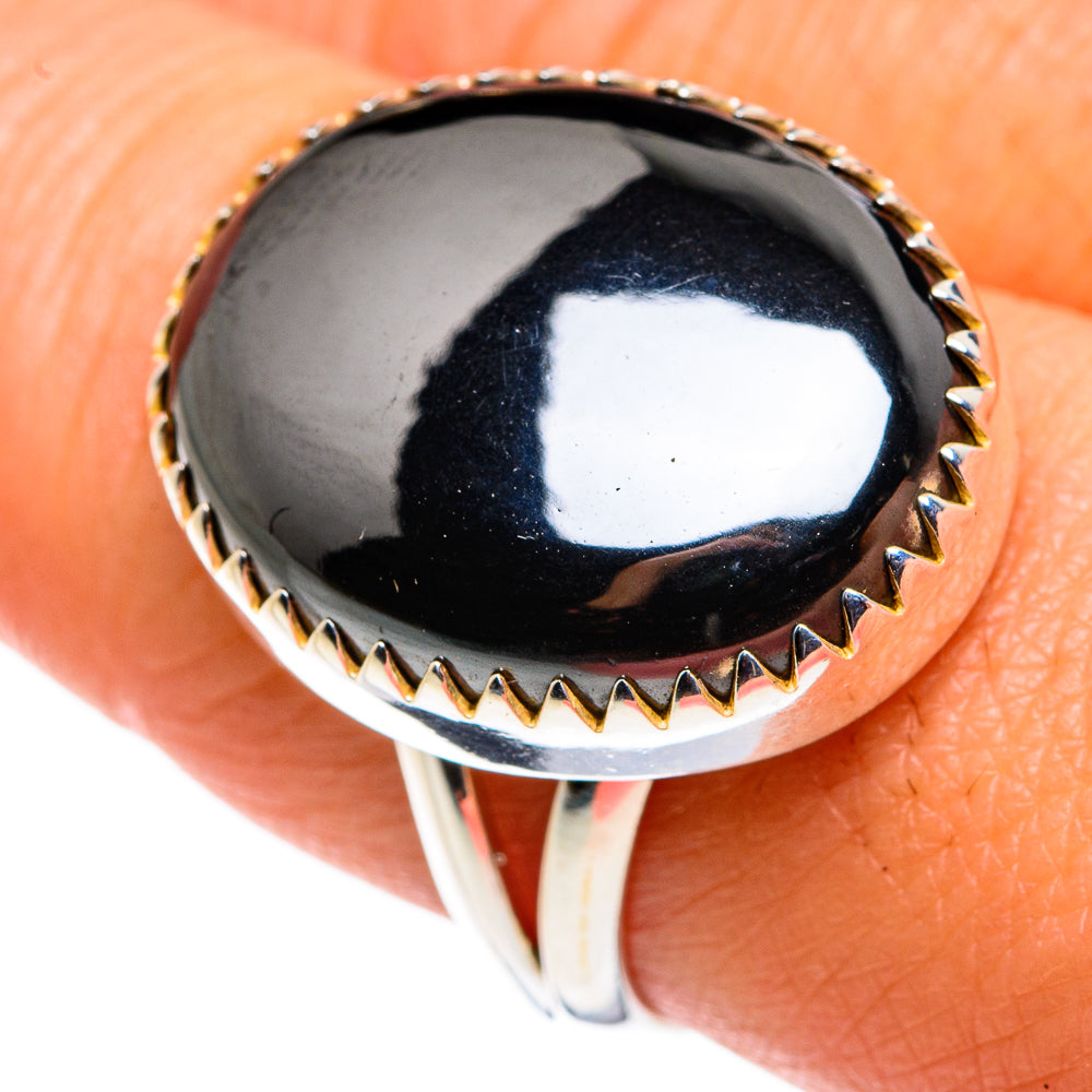 Hematite Rings handcrafted by Anasilvercos - RING79475