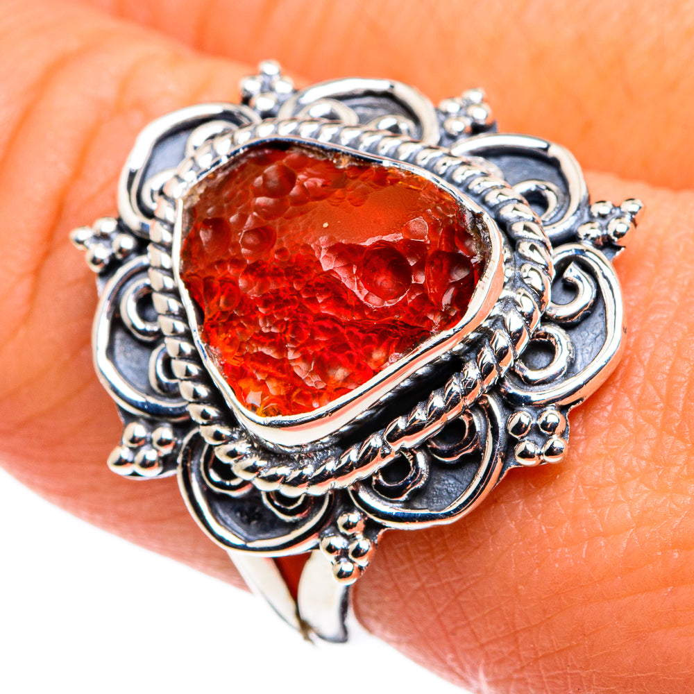 Carnelian Rings handcrafted by Anasilvercos - RING79489
