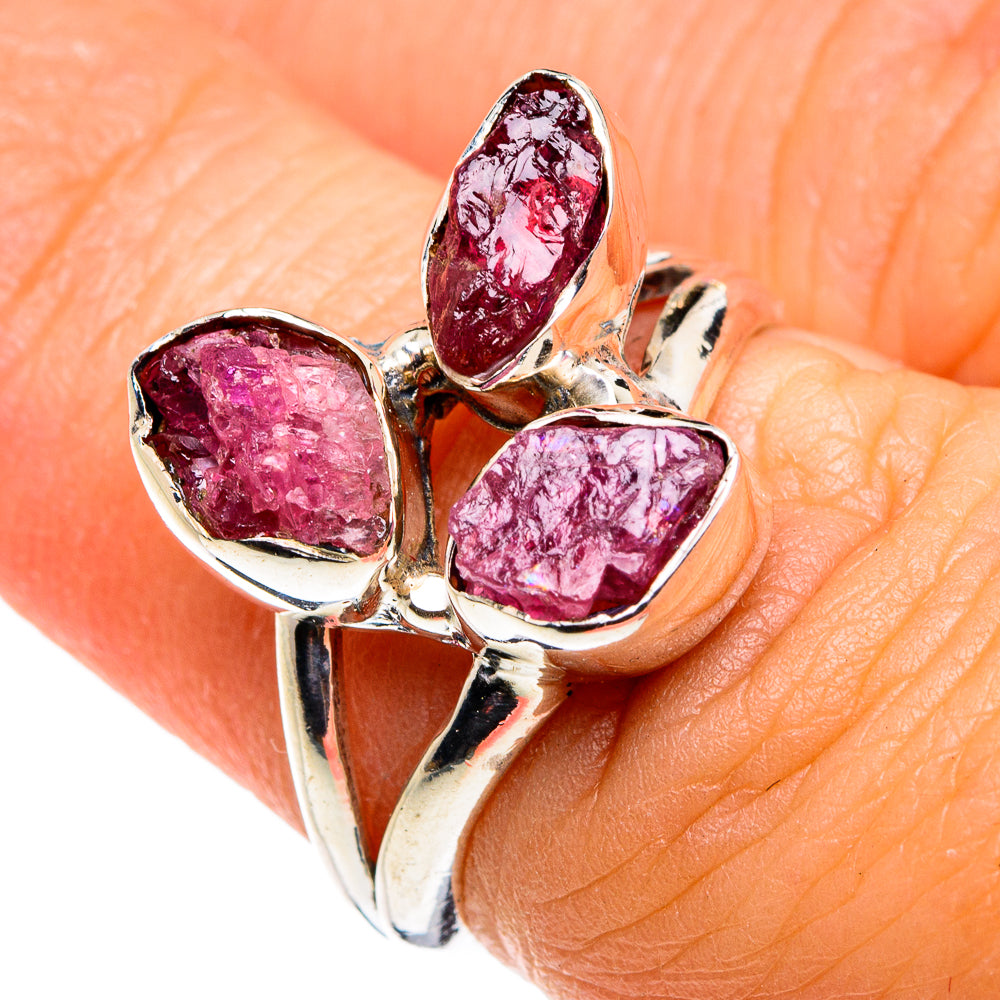 Pink Tourmaline Rings handcrafted by Anasilvercos - RING79491