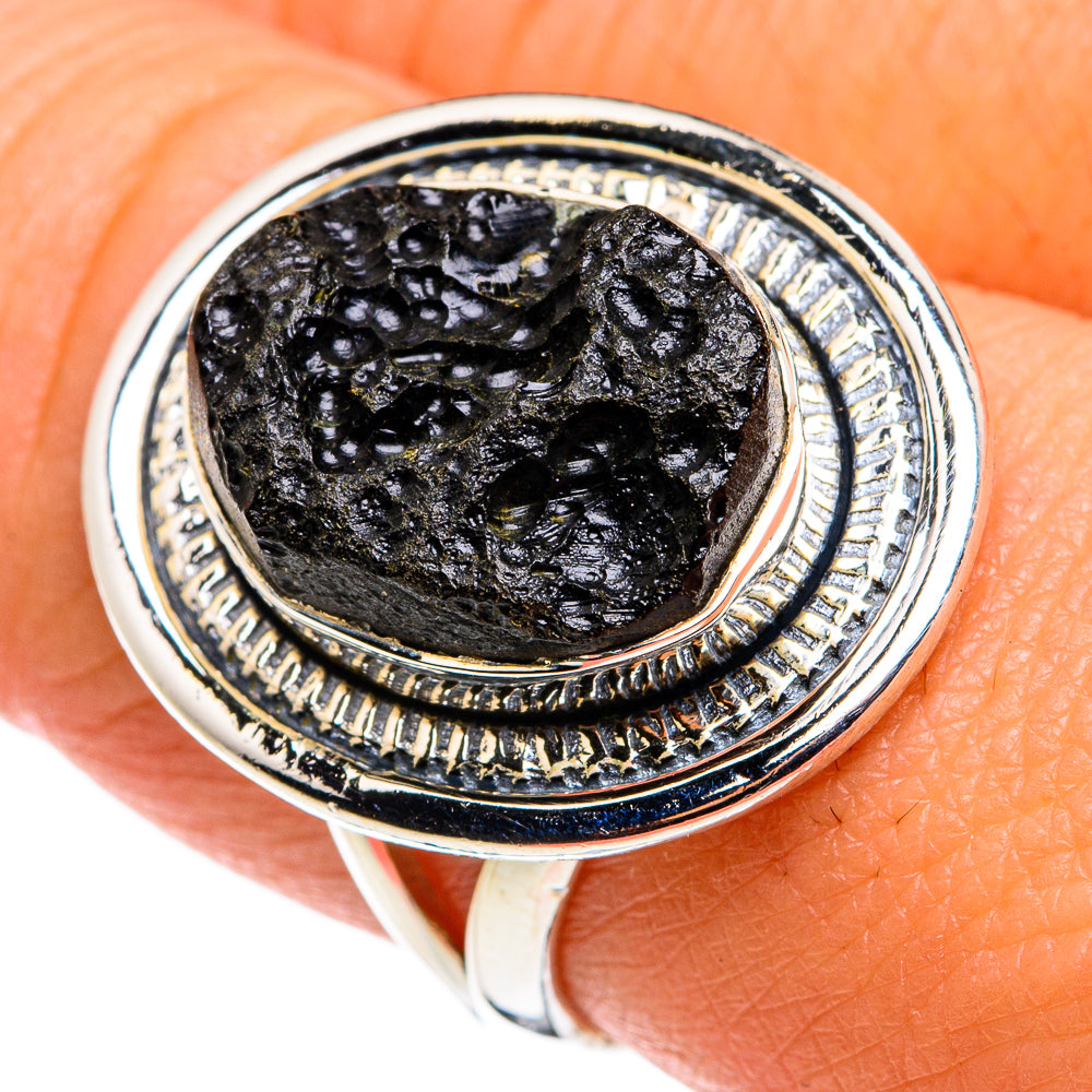 Tektite Rings handcrafted by Anasilvercos - RING79500