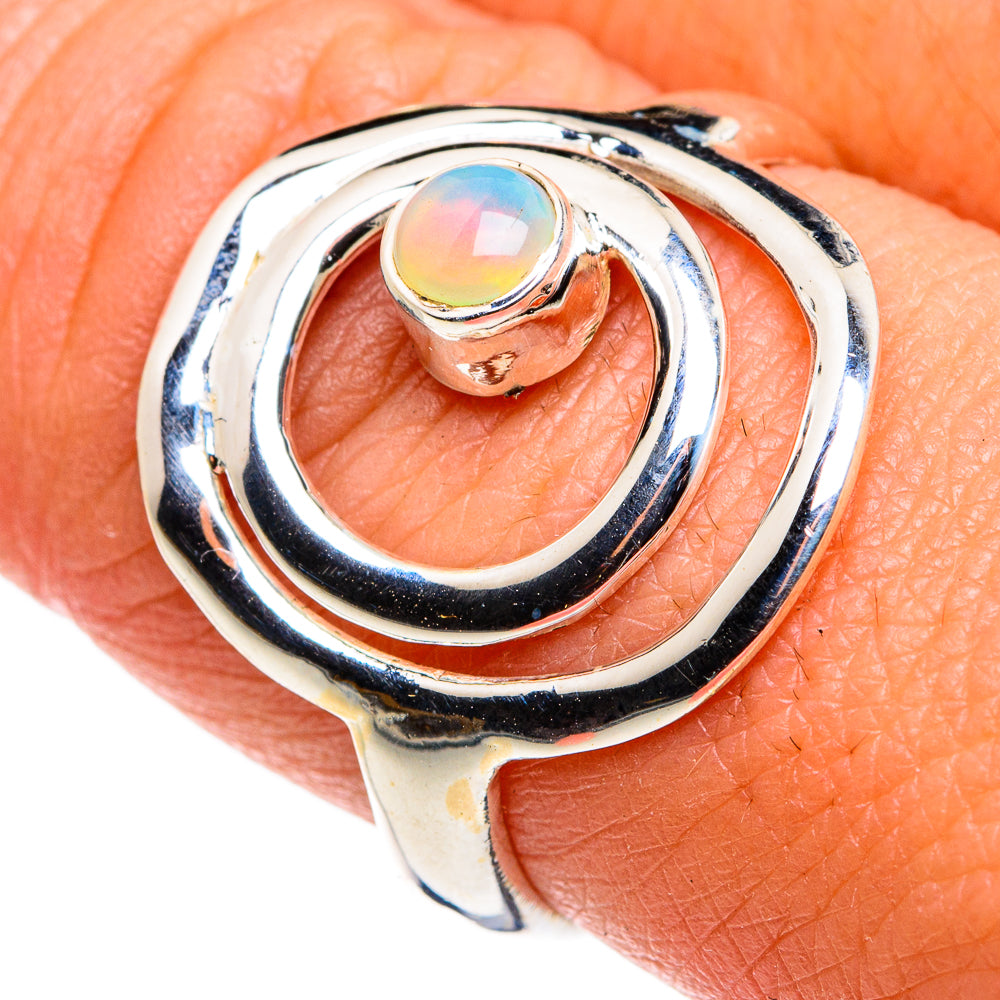 Ethiopian Opal Rings handcrafted by Anasilvercos - RING79505