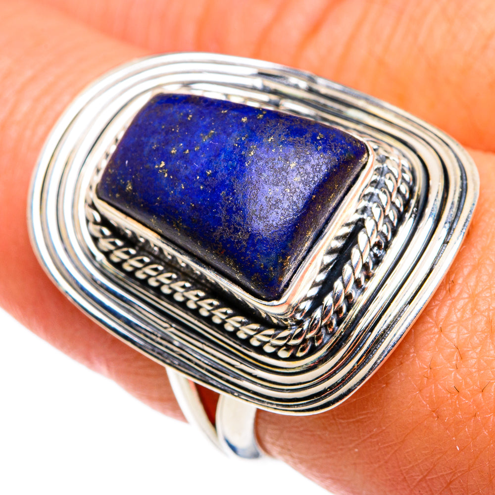 Lapis Lazuli Rings handcrafted by Anasilvercos - RING79510