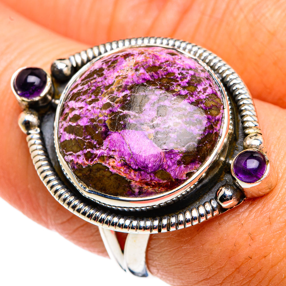 Sugilite Rings handcrafted by Anasilvercos - RING79525