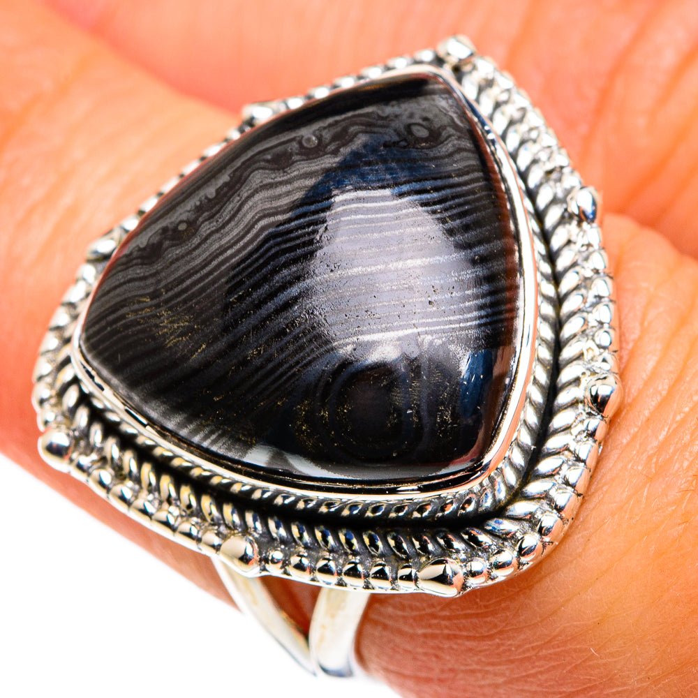 Psilomelane Rings handcrafted by Anasilvercos - RING79527