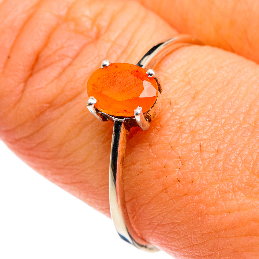 Carnelian Rings handcrafted by Anasilvercos - RING79548