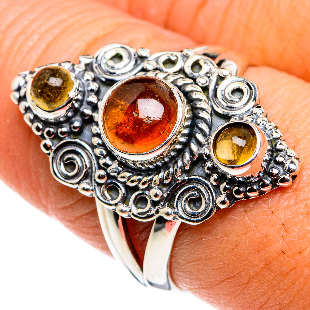 Carnelian Rings handcrafted by Anasilvercos - RING79549