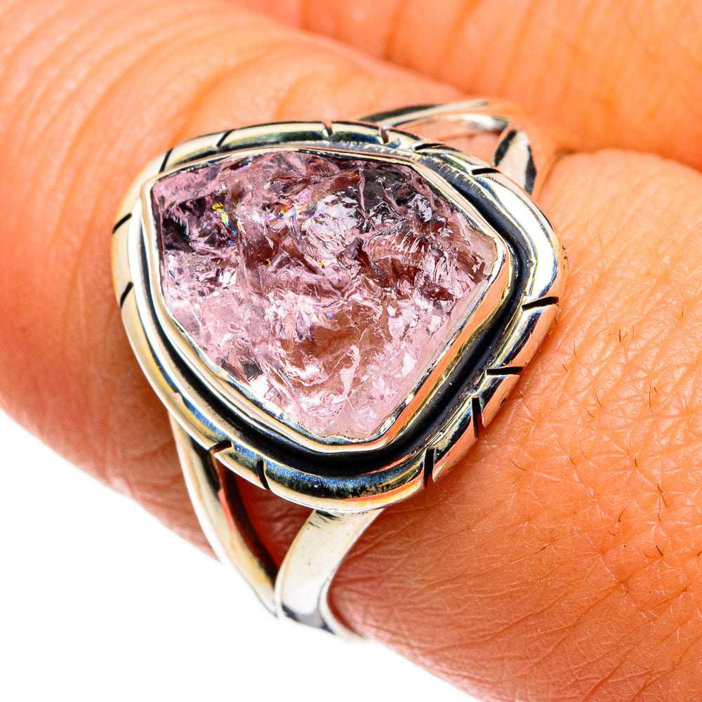 Kunzite Rings handcrafted by Anasilvercos - RING79550