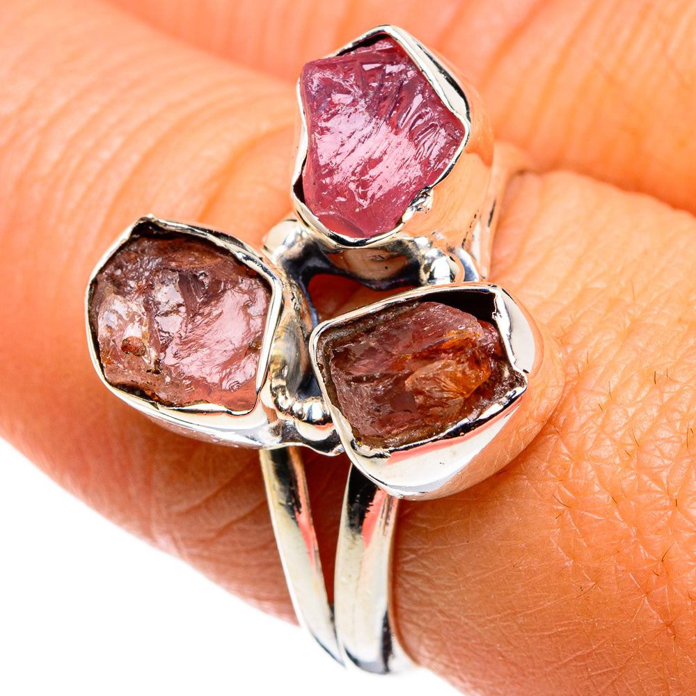 Watermelon Tourmaline Rings handcrafted by Anasilvercos - RING79553