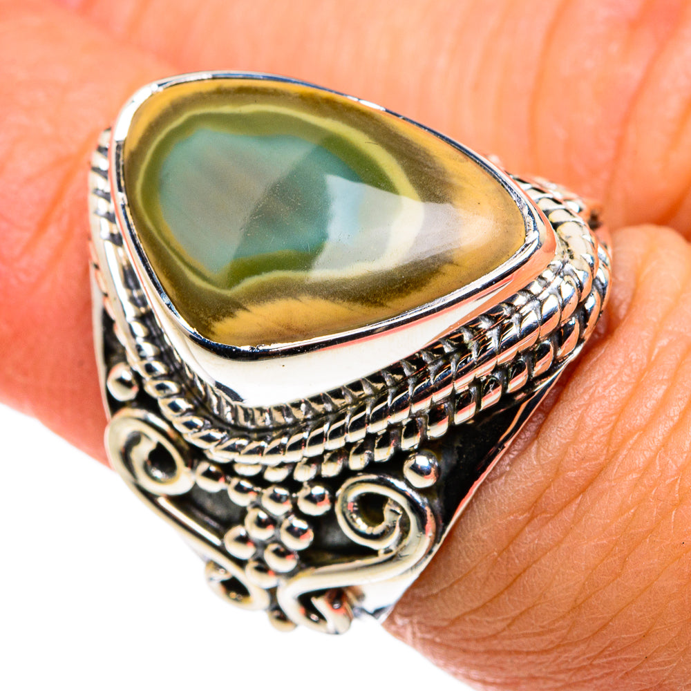 Willow Creek Jasper Rings handcrafted by Anasilvercos - RING79565