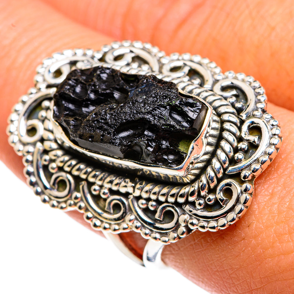 Tektite Rings handcrafted by Anasilvercos - RING79588