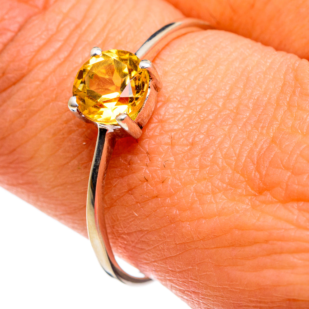 Citrine Rings handcrafted by Anasilvercos - RING79608