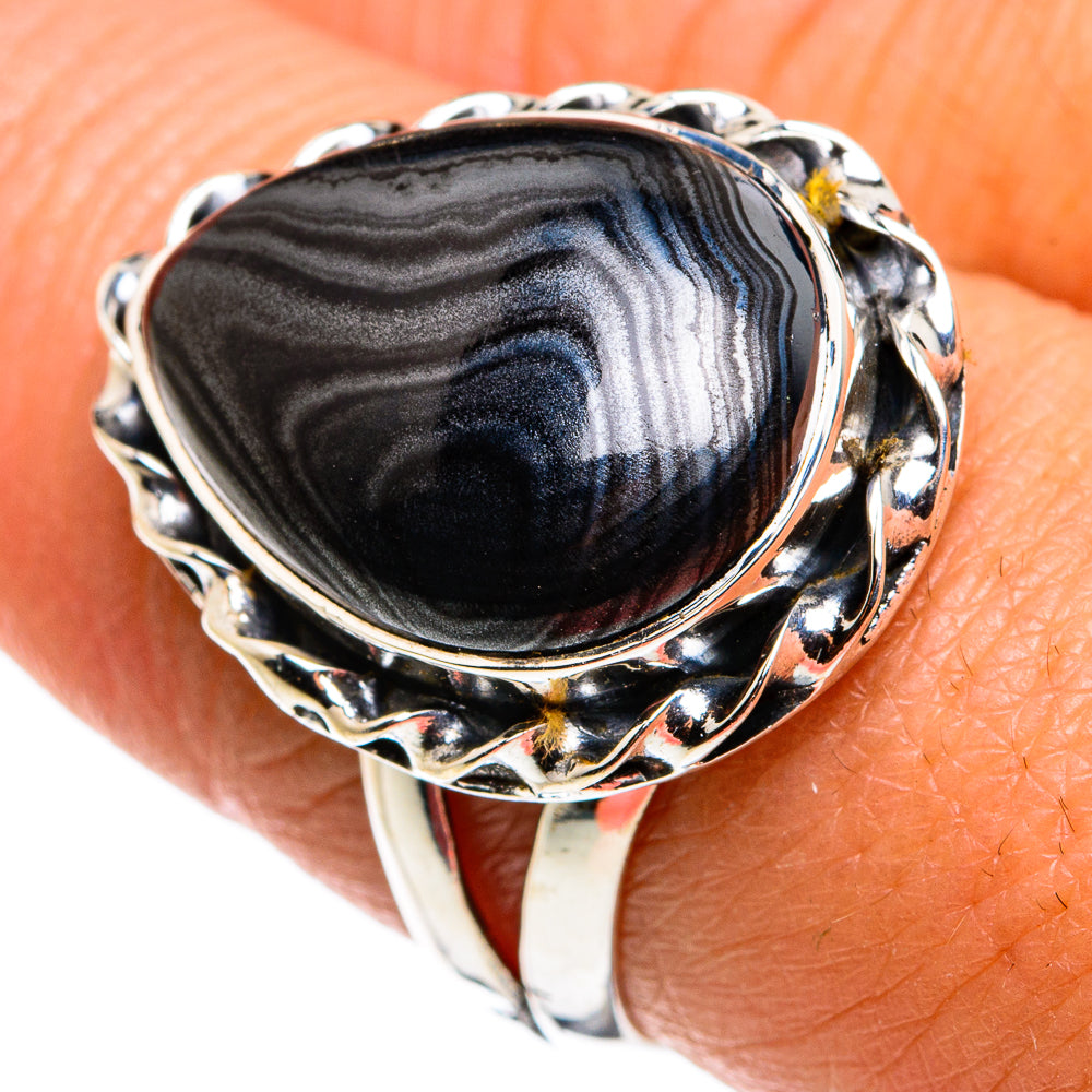 Psilomelane Rings handcrafted by Anasilvercos - RING79615