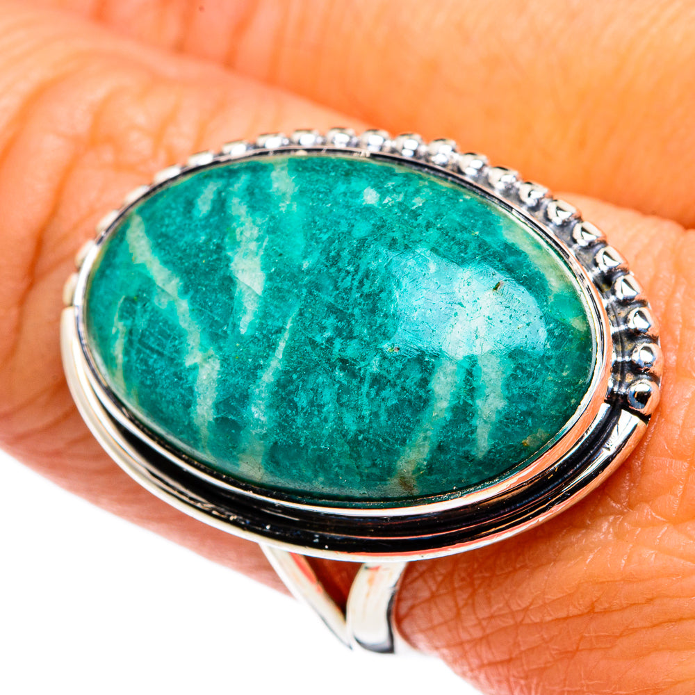 Amazonite Rings handcrafted by Anasilvercos - RING79648