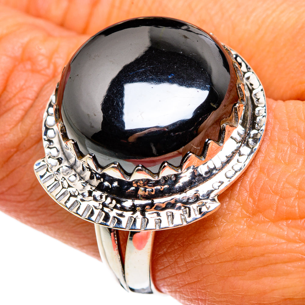Hematite Rings handcrafted by Anasilvercos - RING79669