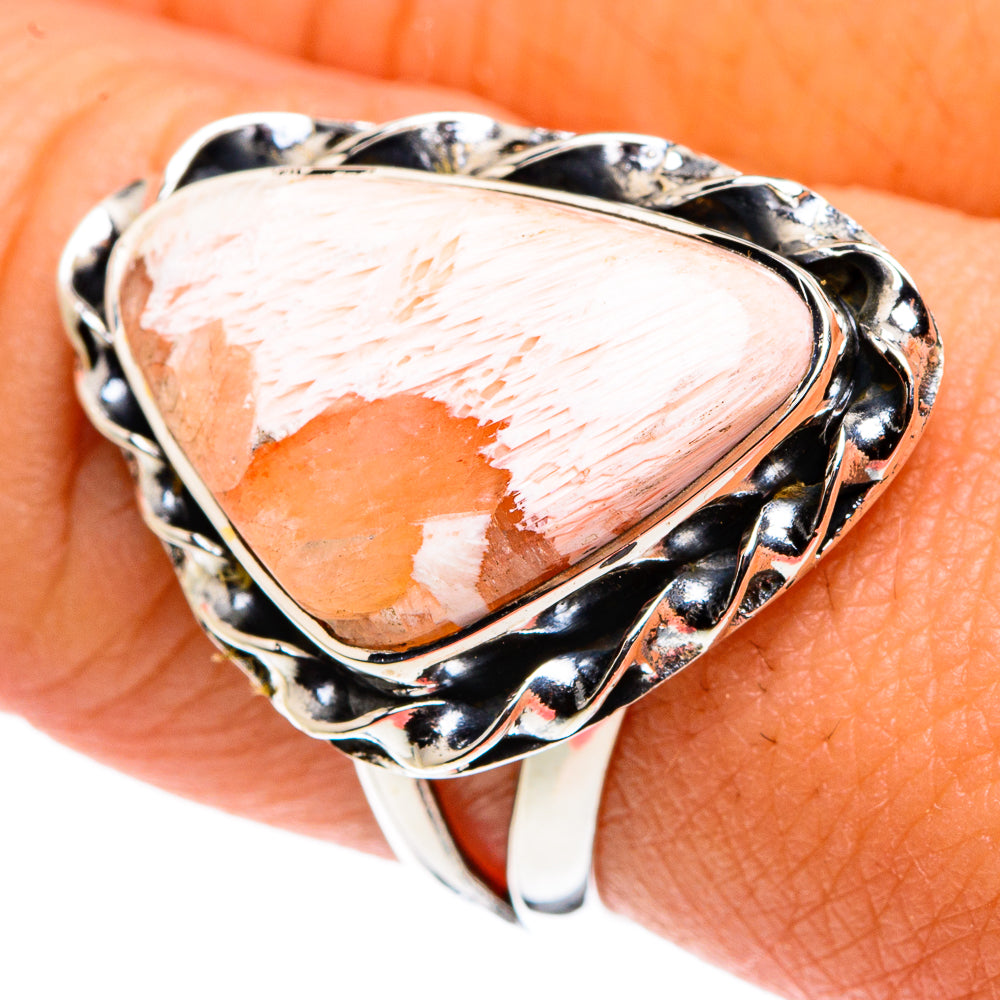 Scolecite Rings handcrafted by Anasilvercos - RING79688