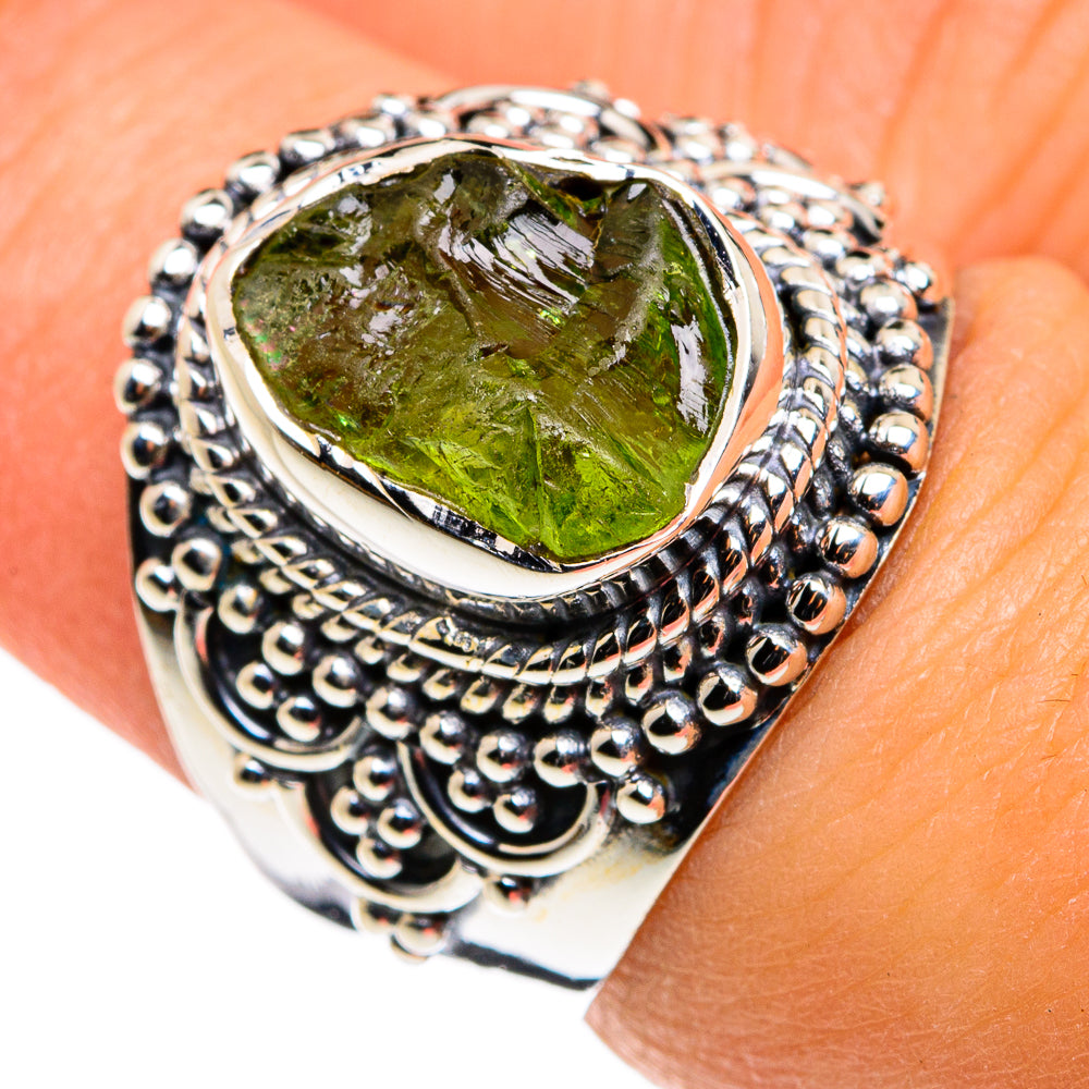 Peridot Rings handcrafted by Anasilvercos - RING79753