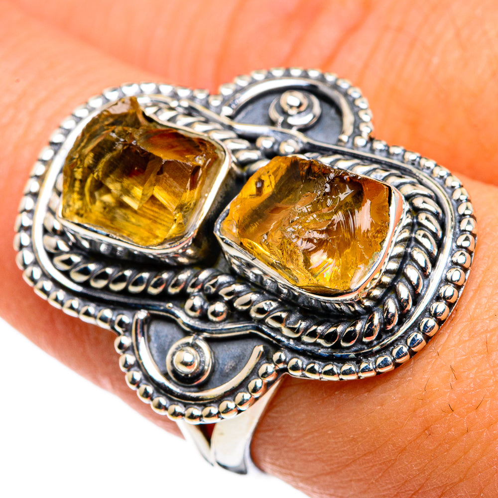 Citrine Rings handcrafted by Anasilvercos - RING79760