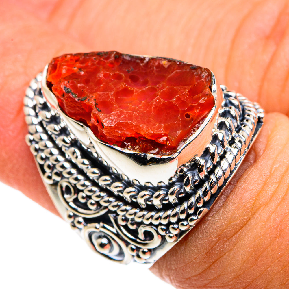 Carnelian Rings handcrafted by Anasilvercos - RING79795
