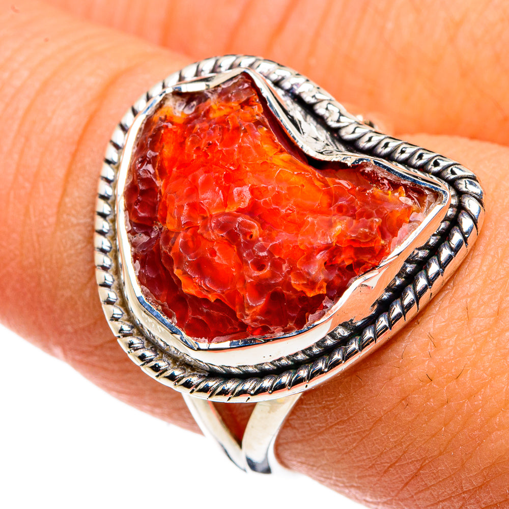 Carnelian Rings handcrafted by Anasilvercos - RING79796