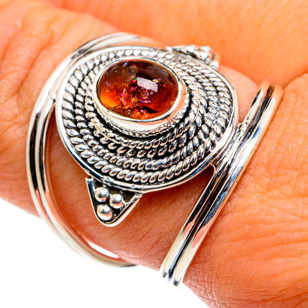 Garnet Rings handcrafted by Anasilvercos - RING79798