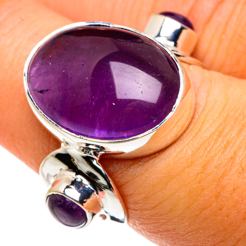 Amethyst Rings handcrafted by Anasilvercos - RING79800