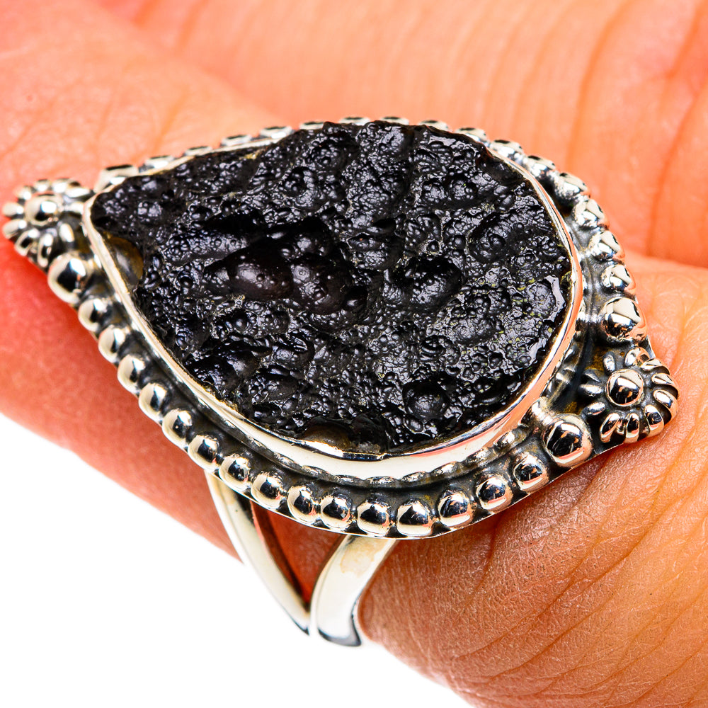 Tektite Rings handcrafted by Anasilvercos - RING79805
