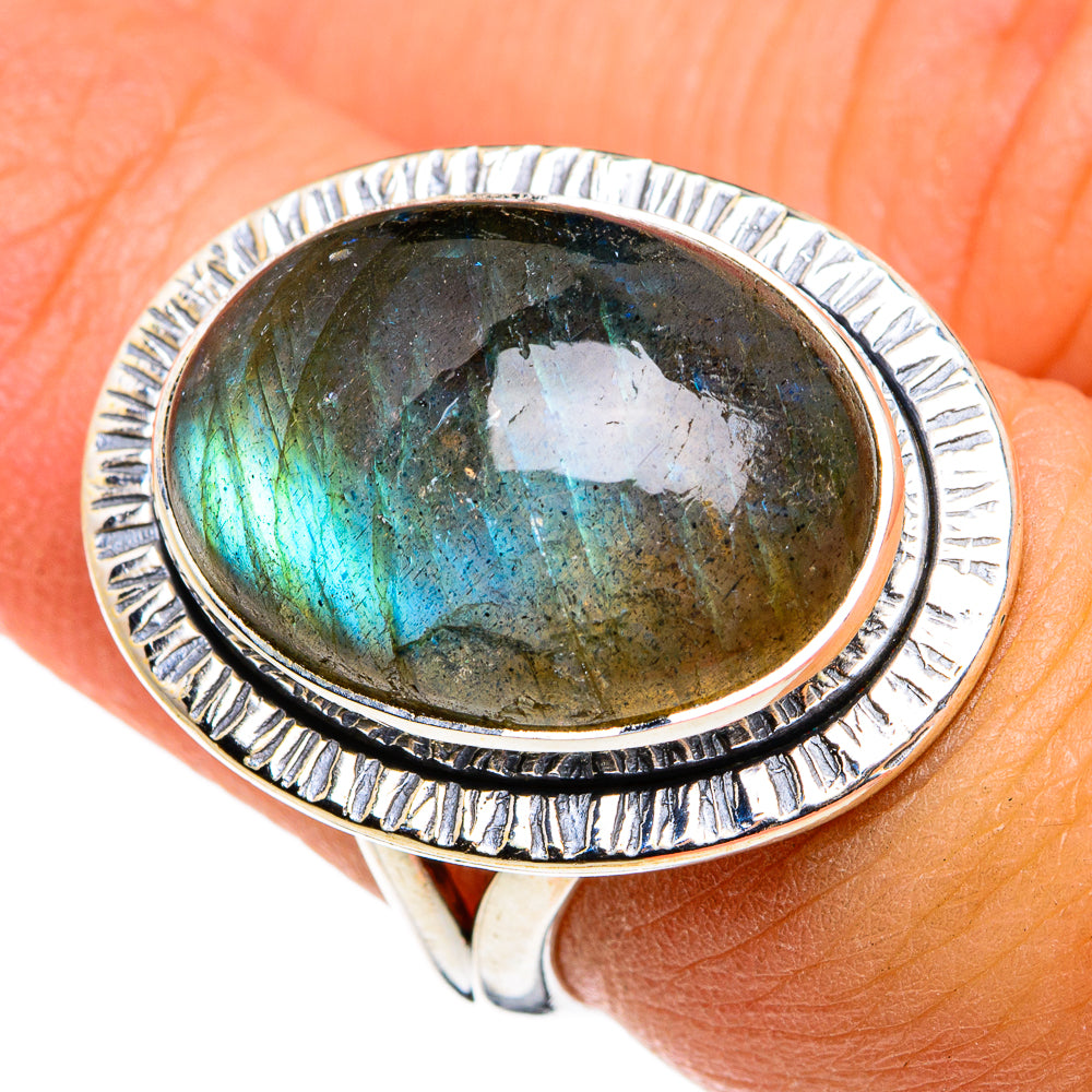 Labradorite Rings handcrafted by Anasilvercos - RING79815