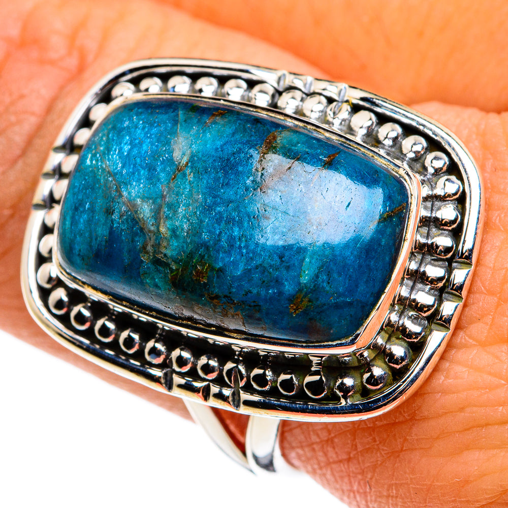 Apatite Rings handcrafted by Anasilvercos - RING79816