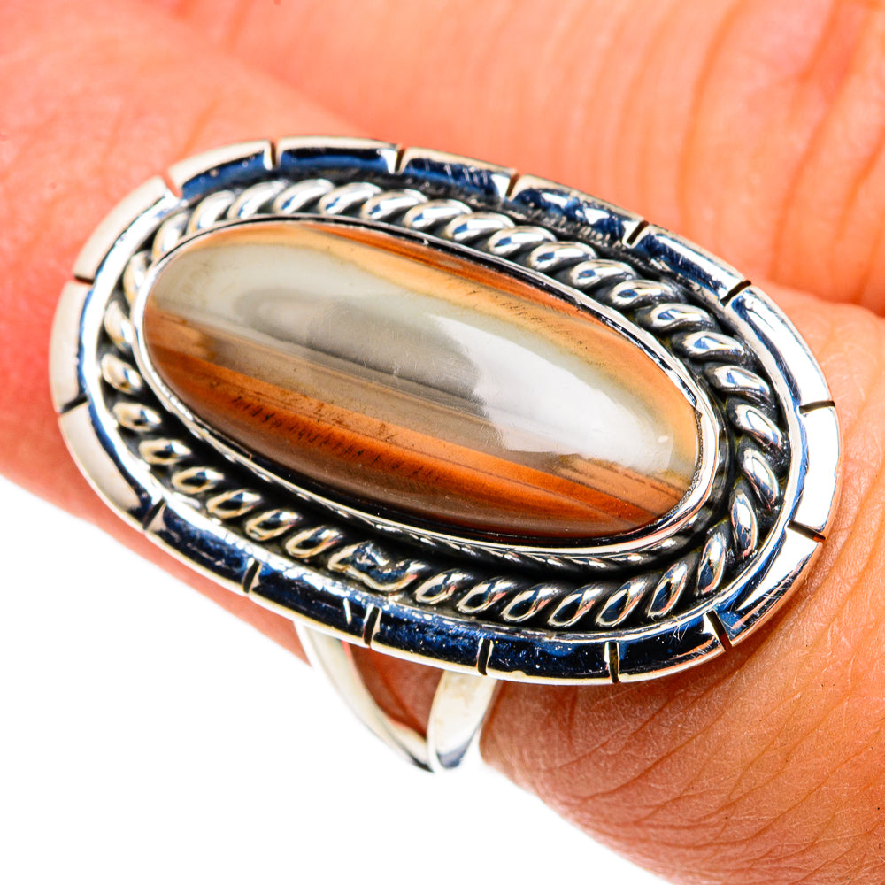 Willow Creek Jasper Rings handcrafted by Anasilvercos - RING79825