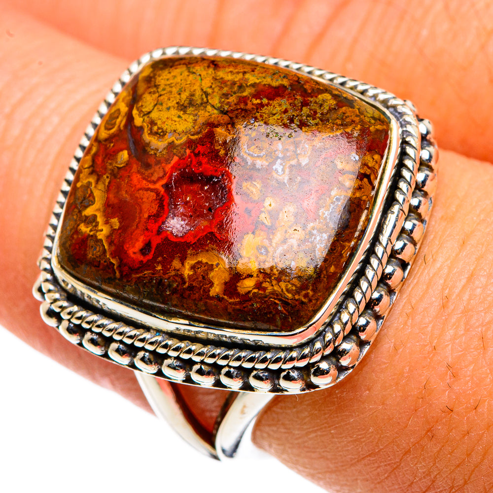 Moroccan Agate Rings handcrafted by Anasilvercos - RING79826