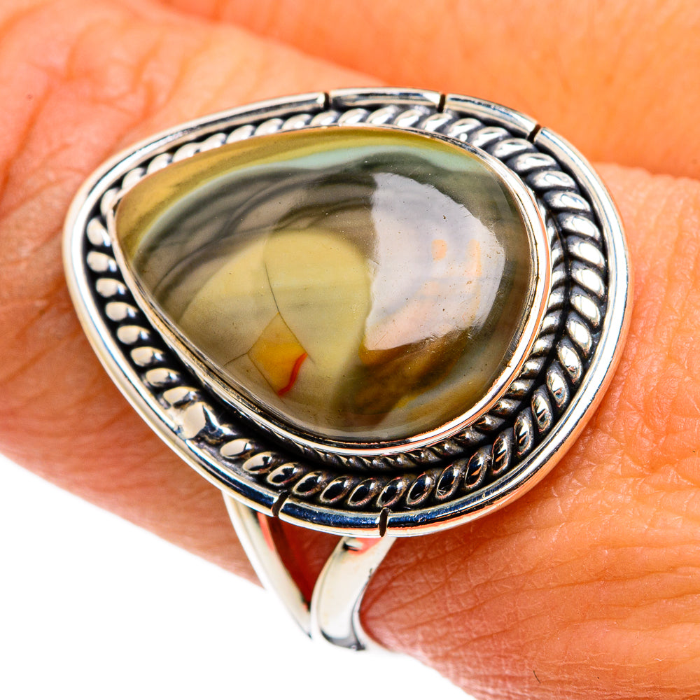 Willow Creek Jasper Rings handcrafted by Anasilvercos - RING79827