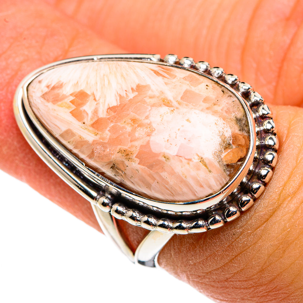 Scolecite Rings handcrafted by Anasilvercos - RING79830