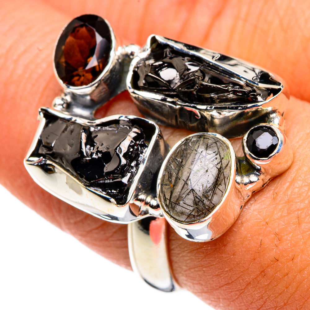 Shungite Rings handcrafted by Anasilvercos - RING79840