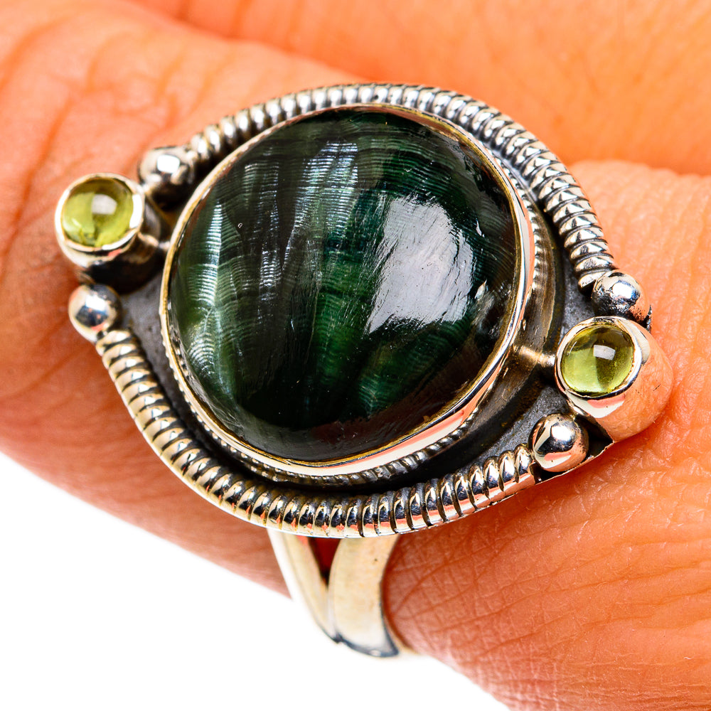 Seraphinite Rings handcrafted by Anasilvercos - RING79854
