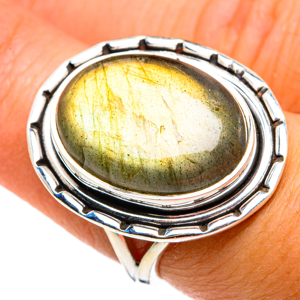 Labradorite Rings handcrafted by Anasilvercos - RING79856
