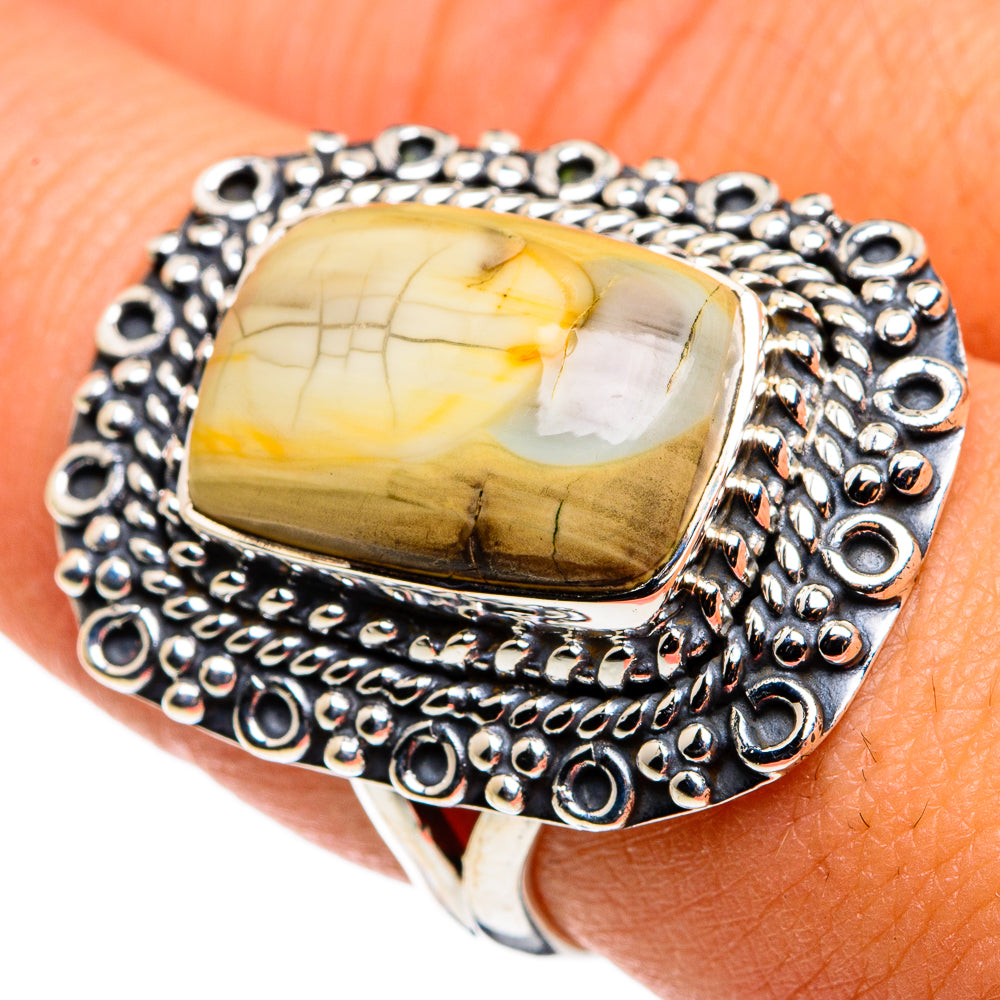 Willow Creek Jasper Rings handcrafted by Anasilvercos - RING79858