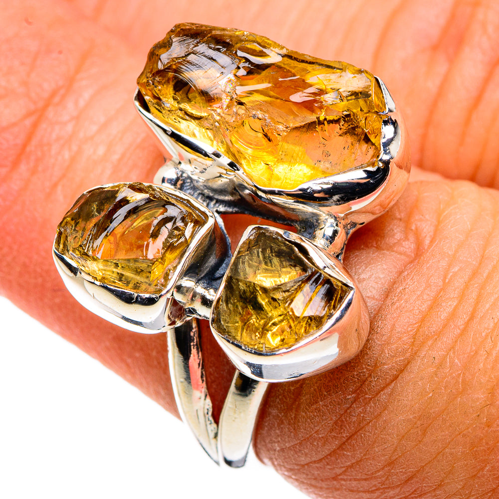 Citrine Rings handcrafted by Anasilvercos - RING79862