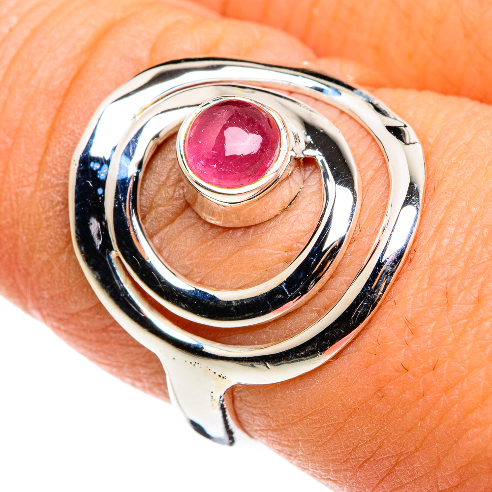 Pink Tourmaline Rings handcrafted by Anasilvercos - RING79864
