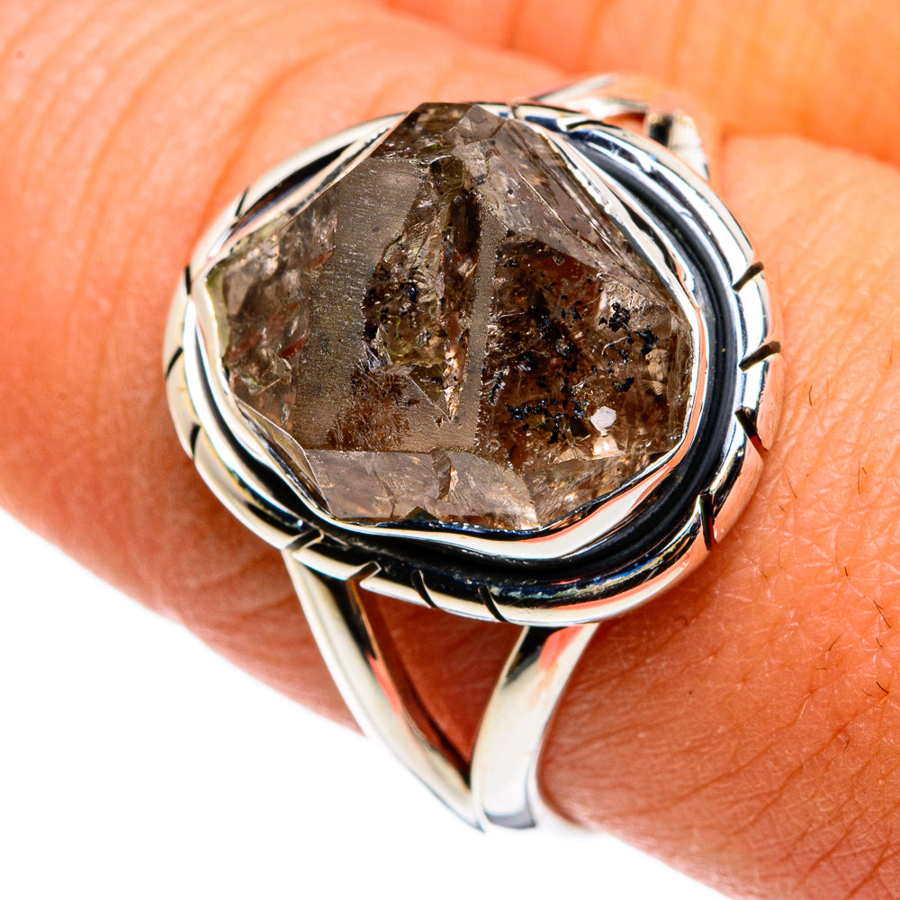 Herkimer Diamond Rings handcrafted by Anasilvercos - RING79870