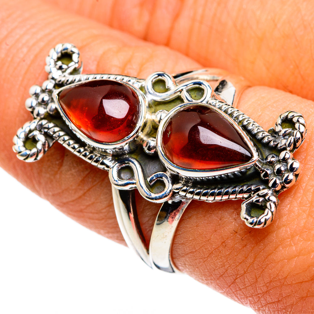 Carnelian Rings handcrafted by Anasilvercos - RING79894