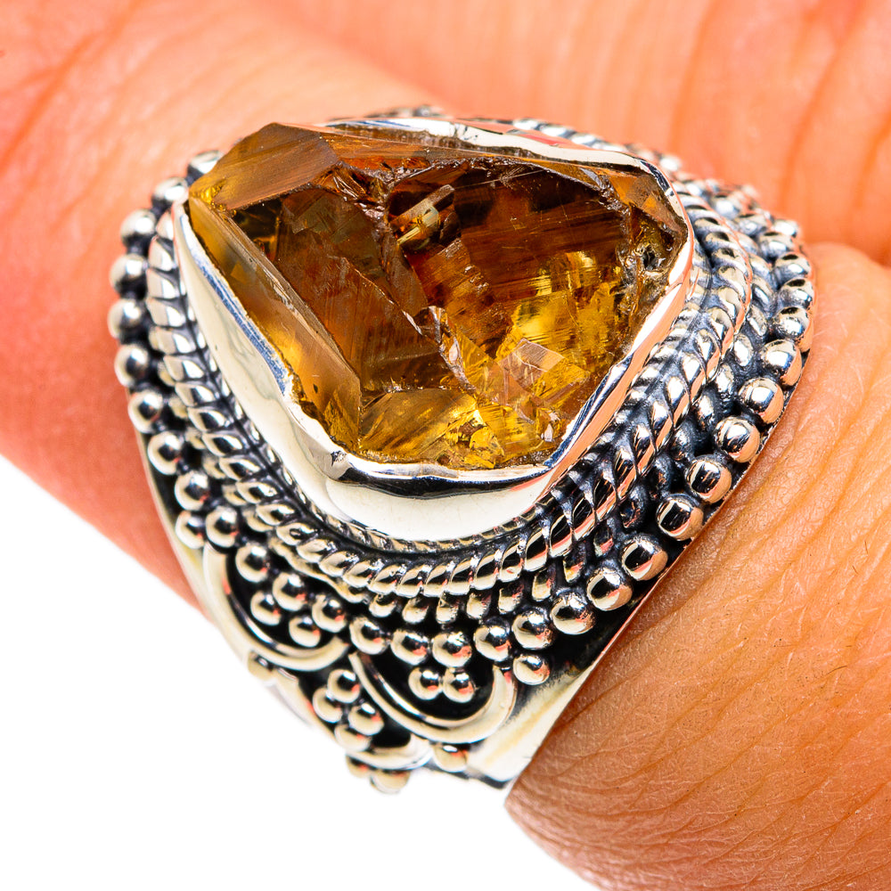 Citrine Rings handcrafted by Anasilvercos - RING79895