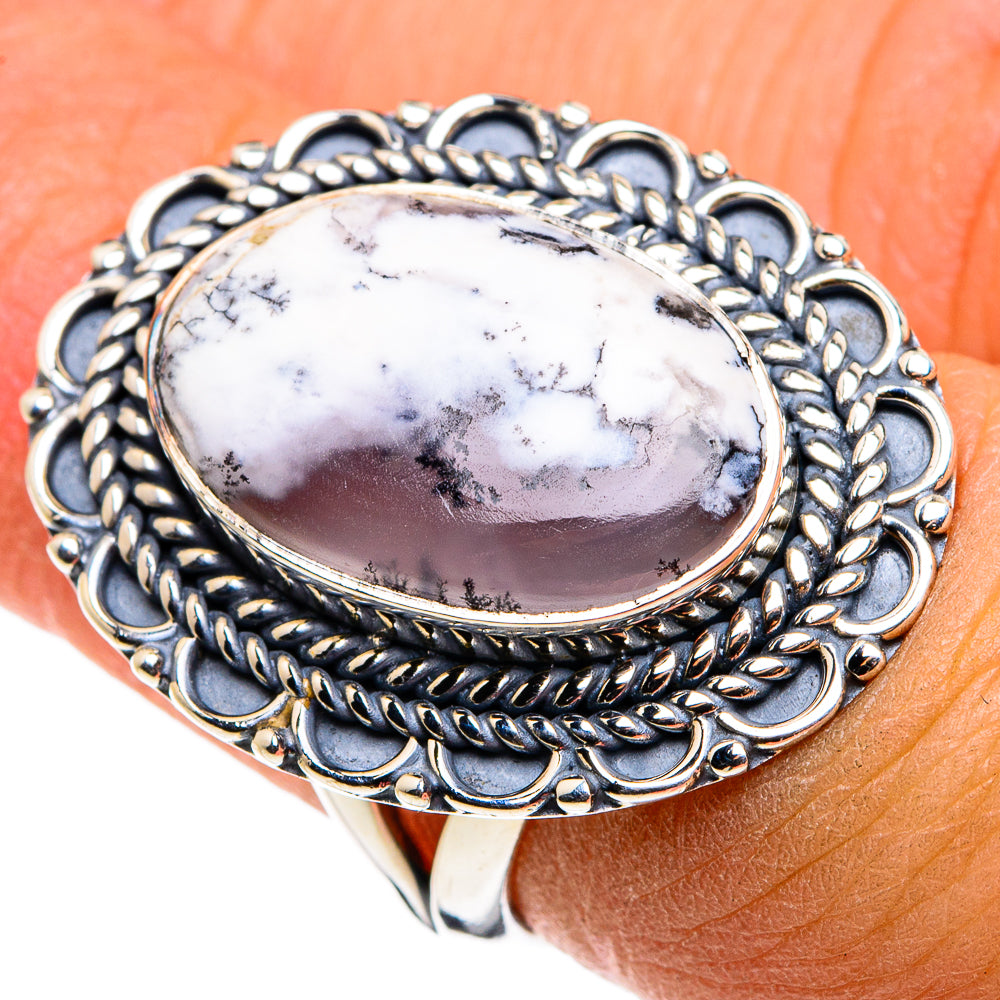 Dendritic Opal Rings handcrafted by Anasilvercos - RING79908
