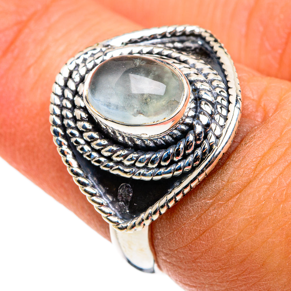 Aquamarine Rings handcrafted by Anasilvercos - RING79915