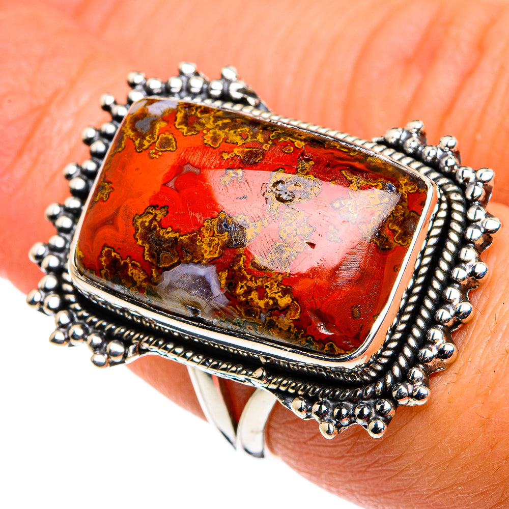 Moroccan Agate Rings handcrafted by Anasilvercos - RING79939